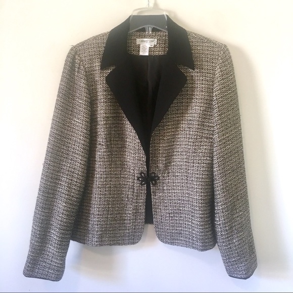COLDWATER CREEK Tweed Jacket Blazer Coat Size 14 - Picture 1 of 8